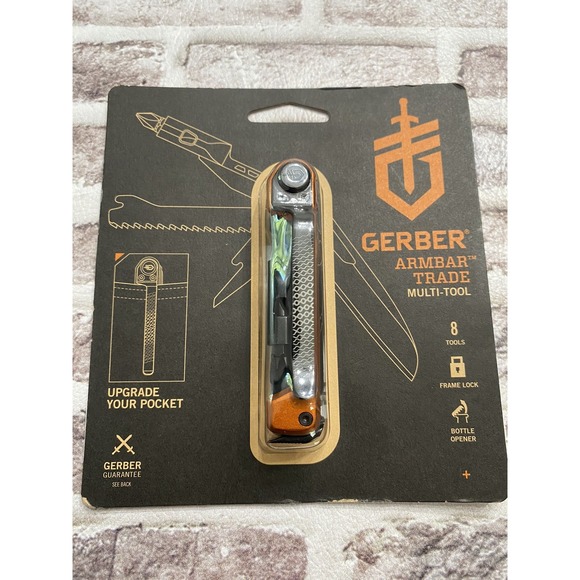 Gerber Armbar Trade Multi Tool Burnt Orange New  Hiking Work Outdoors Utility - Picture 1 of 3